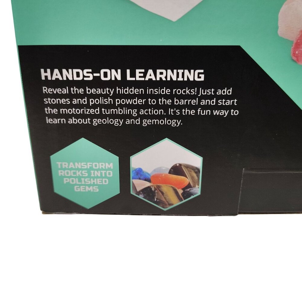 Discovery Mindblown Rock Tumbler Motorized Stone Polishing Kit Ages 8+ - Picture 4 of 9